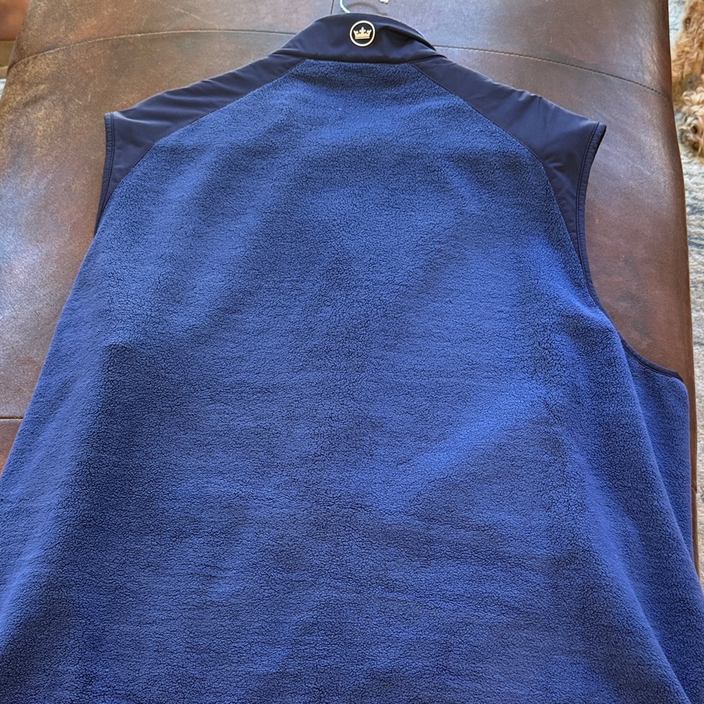 Peter Millar Navy Fleece Vest - Picture 7 of 7